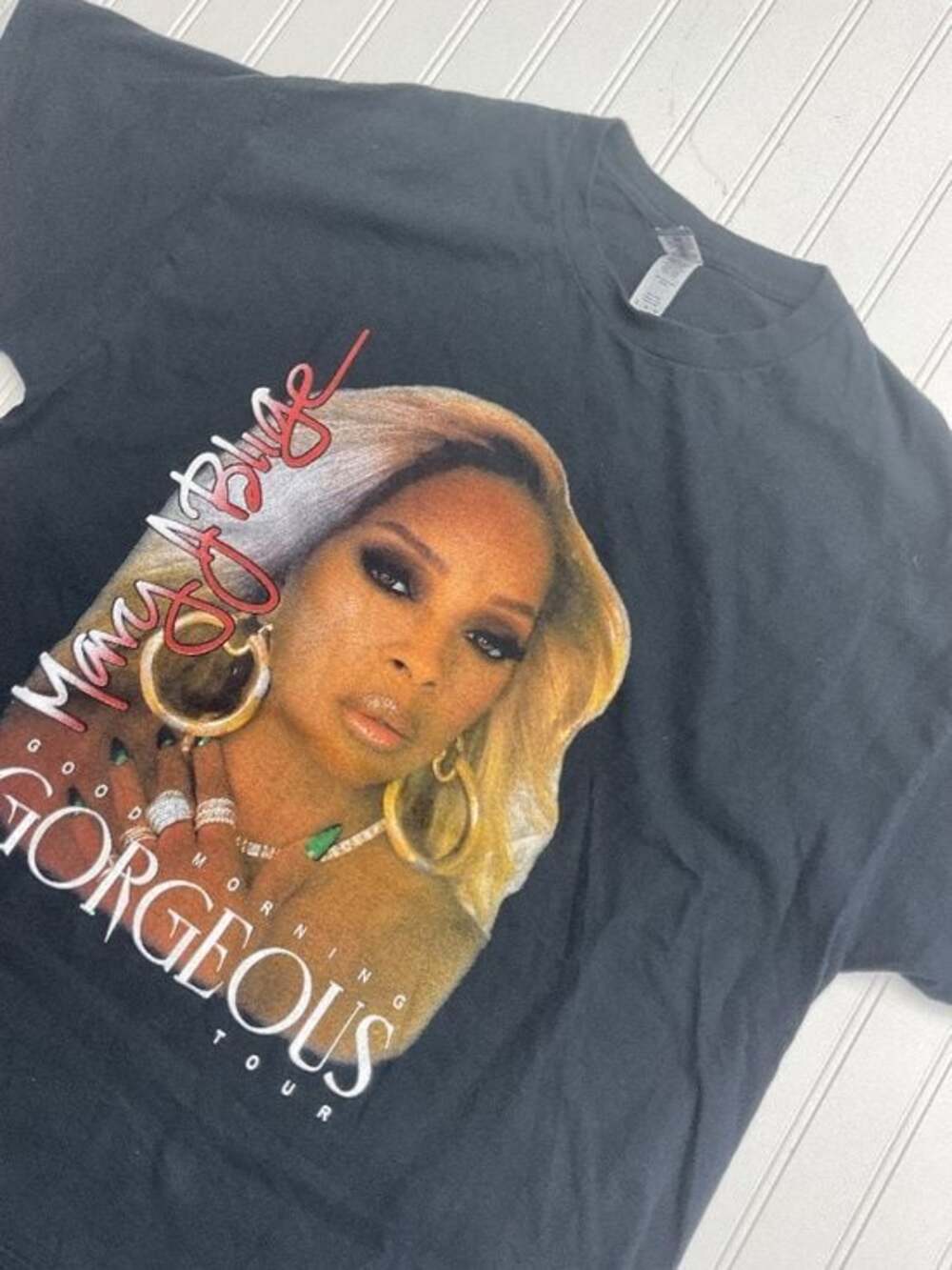 Mary J Blige Good Morning Gorgeous Tour Concert Graphic T-Shirt Black XL Tour